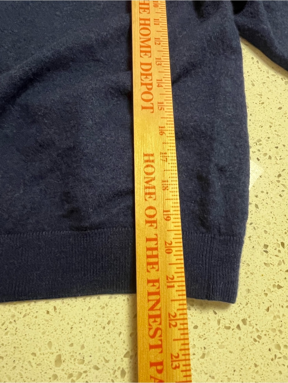 Talbots Navy V-Neck Men's Sweater - Picture 8 of 9